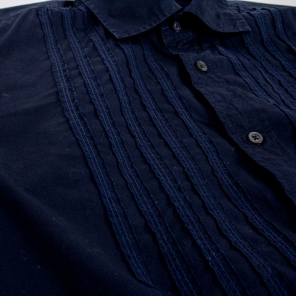 Banana Republic Men Button Down Dress Shirt Large - Picture 2 of 6